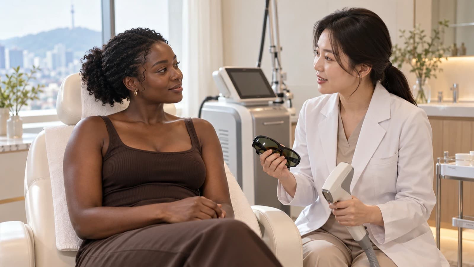 Laser Treatment for Darker Skin Tones in Korea